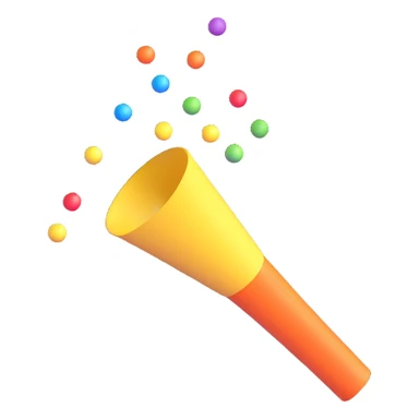 party popper sticker