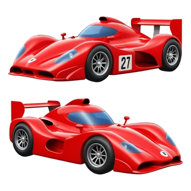 red race car sticker