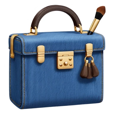 Make up kit dior denim design sticker