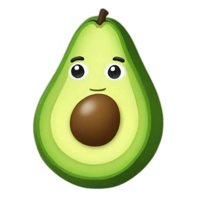 agreeing avocado sticker