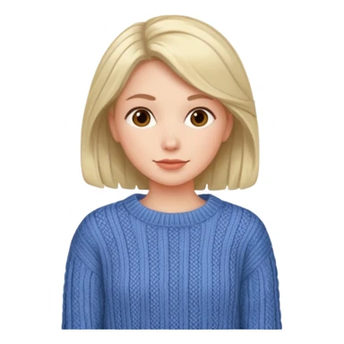 Women in Knitten wear sticker