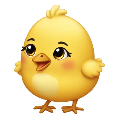 A cute chick sticker