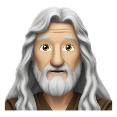 Pedro pascal as Gandalf  sticker