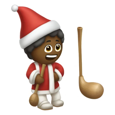 Croquet Christmas  sticker