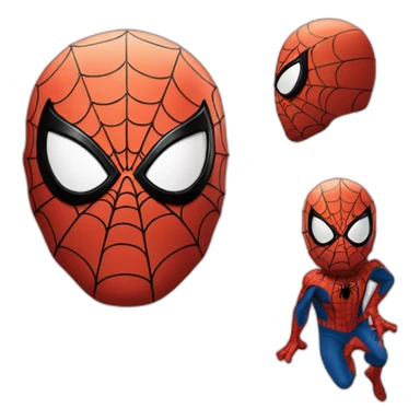 Spider man qui fait caca sticker