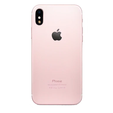 Light Pink iPhone rear view sticker