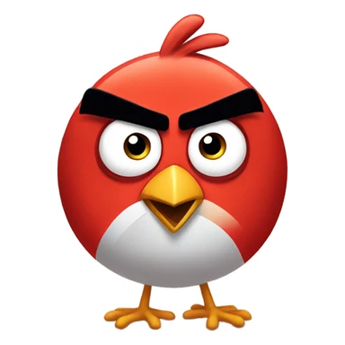 A  angry bird sticker