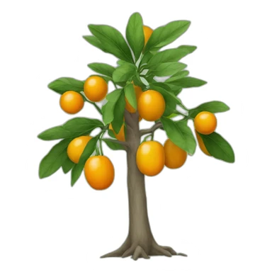 Cumquat tree sticker