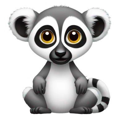 Lemur iPhone emoji sticker