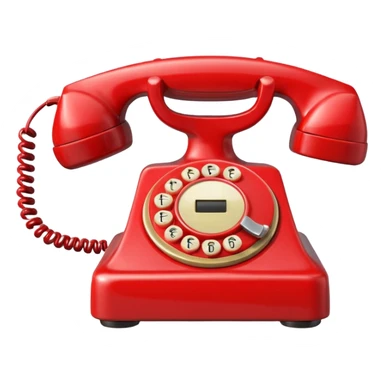 red telephone sticker
