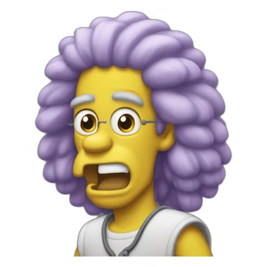 Homerde simson sticker