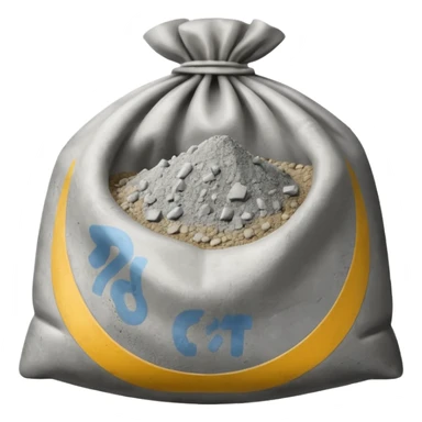 cement powder bag sticker