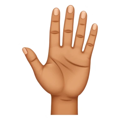 4 fingers thumb inwards sticker