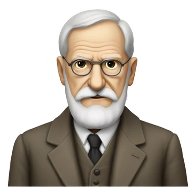 sigmund freud with suite sticker