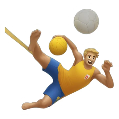 Footvolley ball sticker