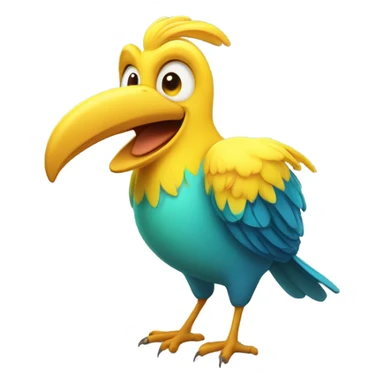 Big bird singing bird is the word sticker