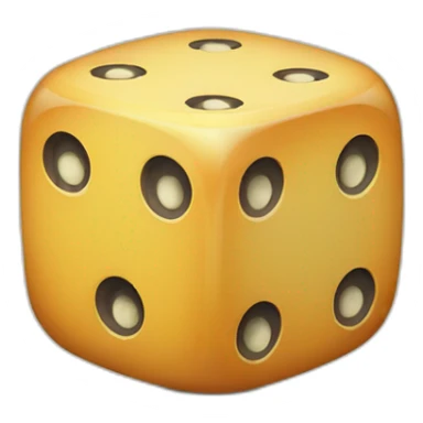 Dice with checkmark sticker