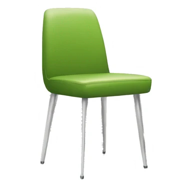 green dining modern chair sticker