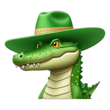 lacoste crocodile with sombrero sticker