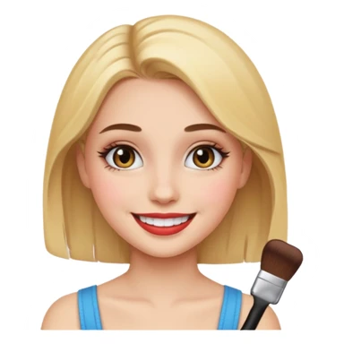 Clean girl emojis sticker