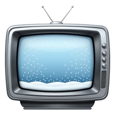 snowy TV screen in the Ring movie sticker