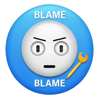 banner with words BLAME JOHN sticker