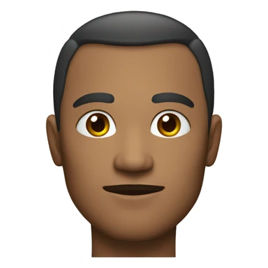 A man with strong cheek bones sticker