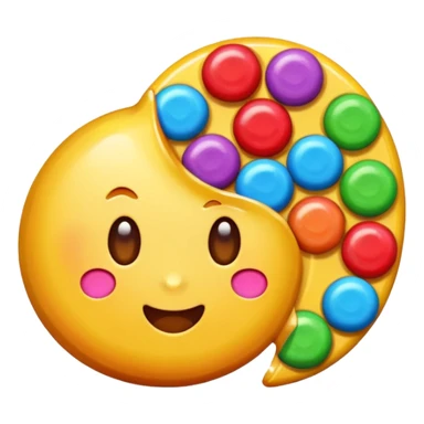 sweet candy sigle sticker