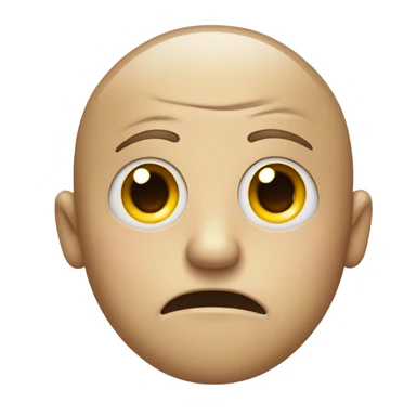 neutral face with two eye emojis for the eyes sticker