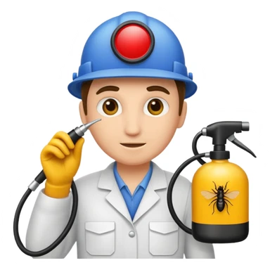 Pest control technician
 sticker