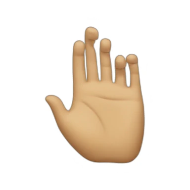 Mano escribiendo sticker