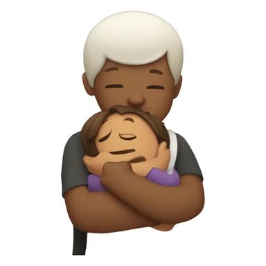 Hugs and prayer for a friend sticker