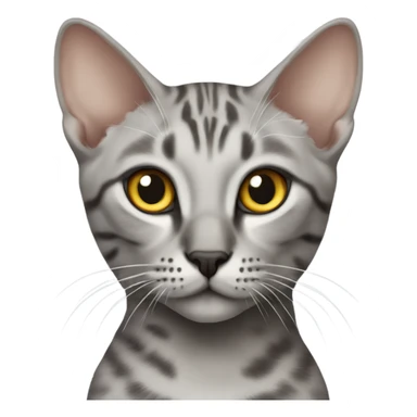 Egyptian Mau kitty body sticker