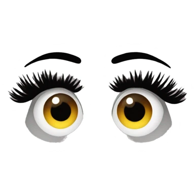 Lashes sticker
