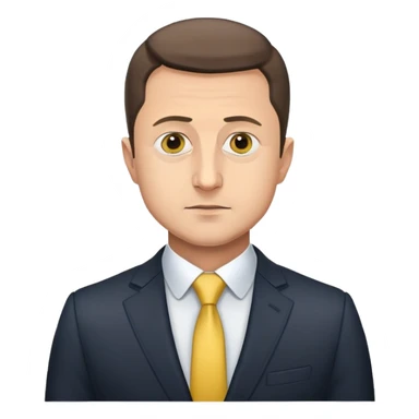 Volodymyr Zelensky, President of Ukraine sticker