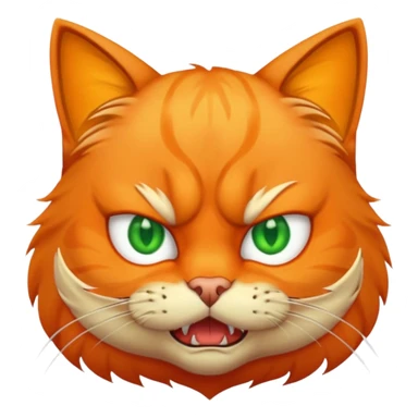 Un chat énervé sticker