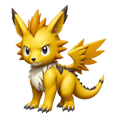  kawaii cool edgy Digimon-Fakemon-animal full body sticker