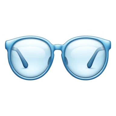 pair of glasses with sparkle sticker