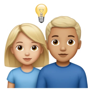 YOUNG CHILDREN: FIVE-YEAR-OLD BIRACIAL BOY WITH LIGHT HAIR AND LIGHT SKIN, THREE-YEAR-OLD BIRACIAL GIRL WITH LIGHT HAIR AND LIGHT SKIN sticker