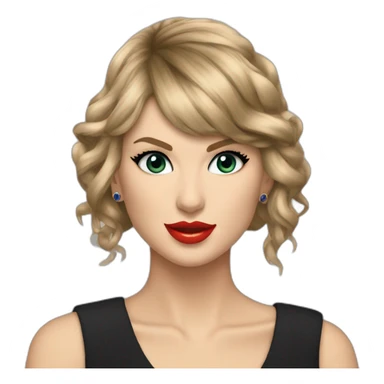 Taylor swift with a anake sticker
