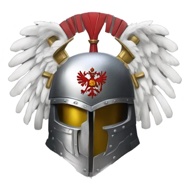 Warhammer 40000 helmet, featuring the Russian coat of arms. sticker