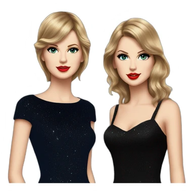 Taylor swift and lana del rey sticker