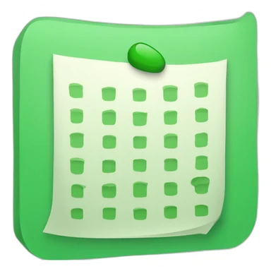 Green checkbox sticker