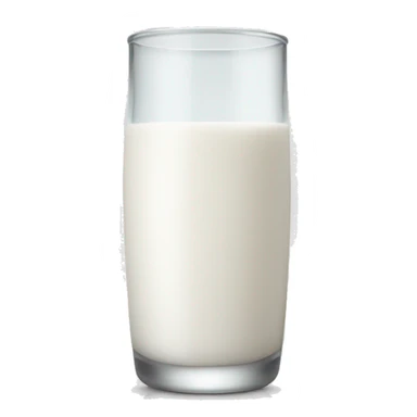 white milk in glass sticker
