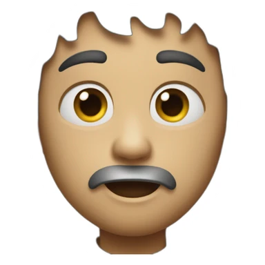 shrug-and-cry sticker