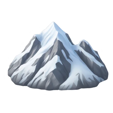 snow capped mountain sticker