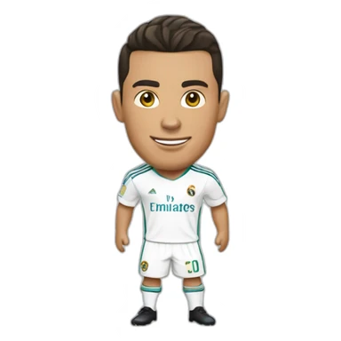 Ronaldo sur chèvre sticker