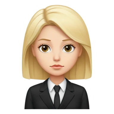 Mafia blondes woman sticker
