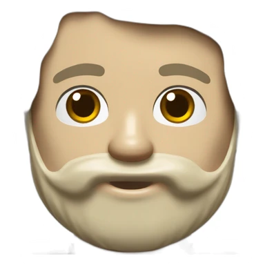 Lego-man-with a beard, a big nose and blue eyes sticker