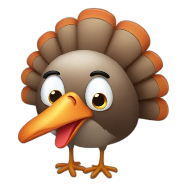 crying turkey sticker
